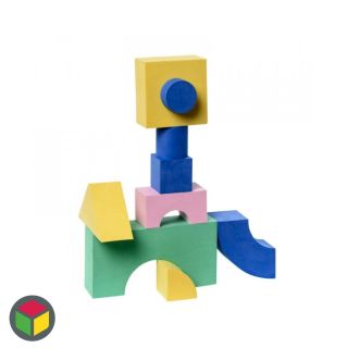 🎉 Malé stavební dobrodružství začíná! 🏰 S touto sadou pěnových kostek si děti mohou hravě postavit vlastní mini světy....