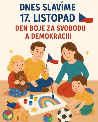 Dnes slavíme 17. listopad – Den boje za svobodu a demokracii! Je to den, kdy si připomínáme hodnotu svobody a odvahy, ale...